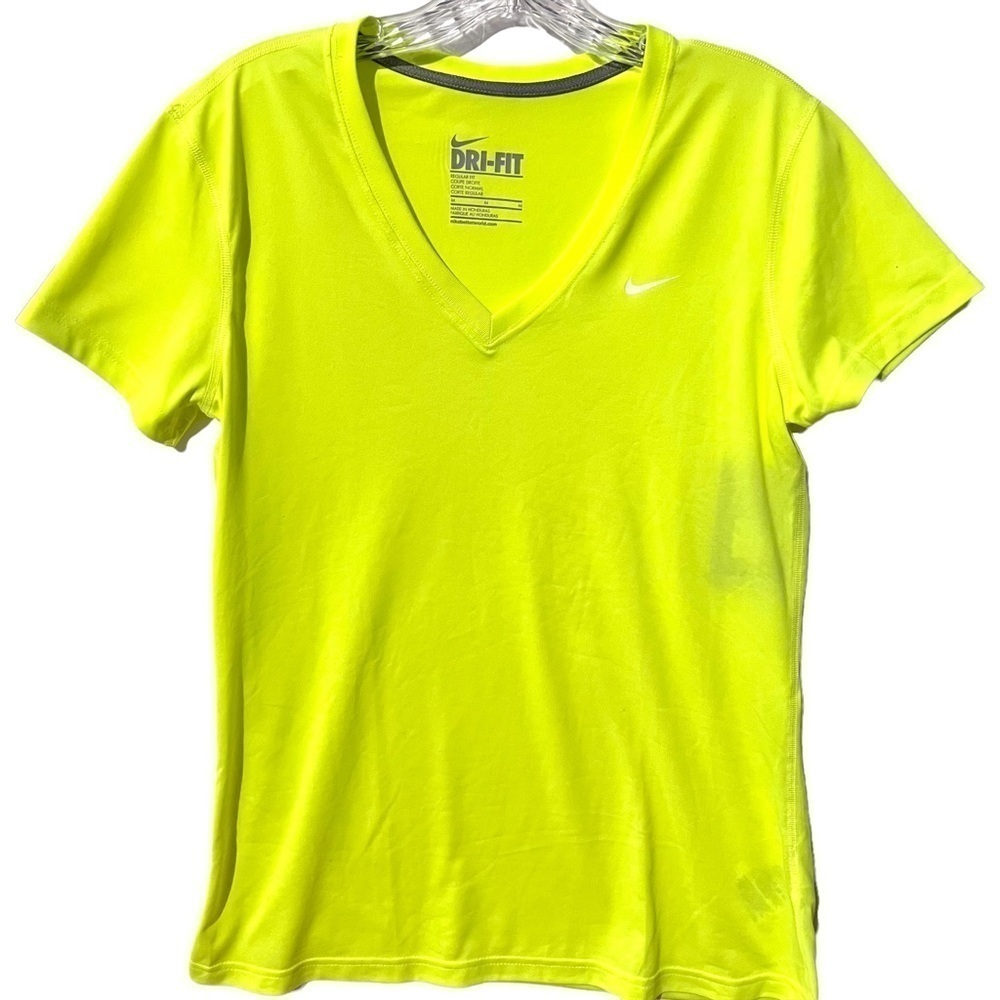 Nike Women's Dri-FIT Short Sleeve Tee - Neon Yellow